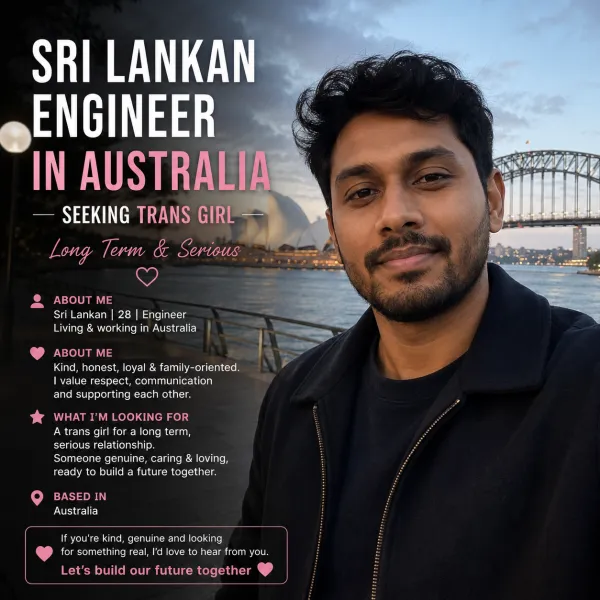 Sri Lankan Engineer in Australia Seeking Trans Girl – Long Term & Serious | Lanka Ads – Pu